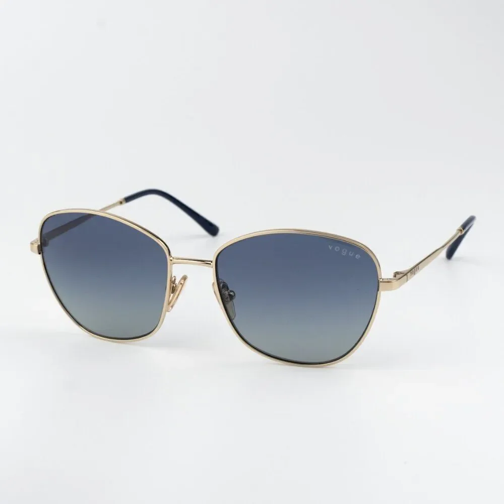SALE! Vogue Women Sunglasses Gold Blue Gradient Butterfly VO4232S 848/4L NEW